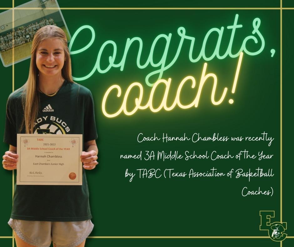 Congrats, Coach! 