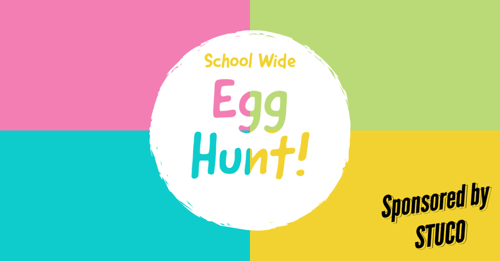 Egg Hunt Graphic using pastels. 